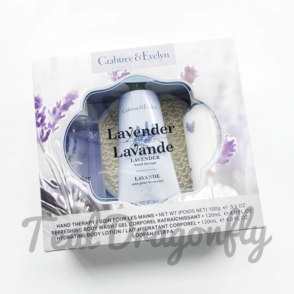 Crabtree & Evelyn Lavender 4pc Gift Set Bundle - Picture 2 of 2
